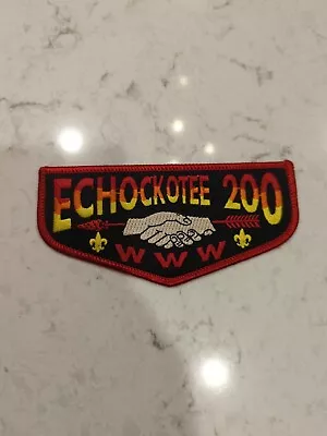 Echockotee Lodge 200 Flap With Black Background • $6