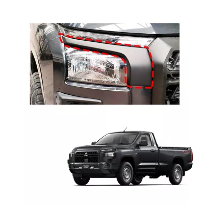 Matte Side Front Bumper Cover For Mitsubishi L200 Triton Single Cab 2024 - 2025 • $73.59