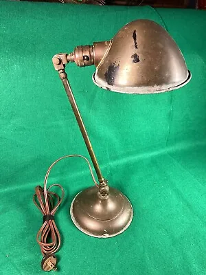 Antique Robert Schwartz ESROBERT Faries OC White Era Industrial Desk Lamp • $195