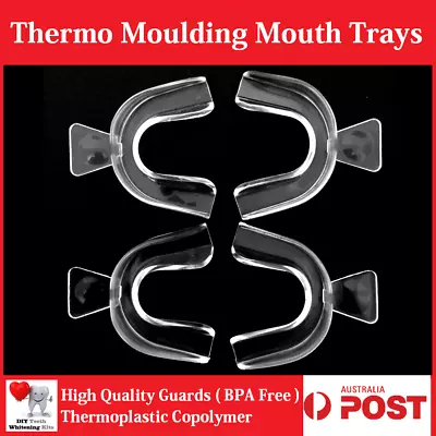 Teeth Whitening Thermo Mould Mouth Trays ( 246 Or 8 HIGH QUALITY GUARDS ) • $10.99