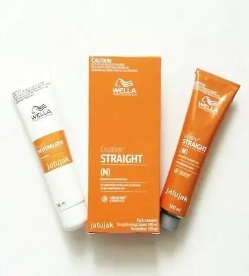 WELLA STRAIGHT(N) Permanent Straight System Hair Straightening Cream 100+100ml. • $22.99