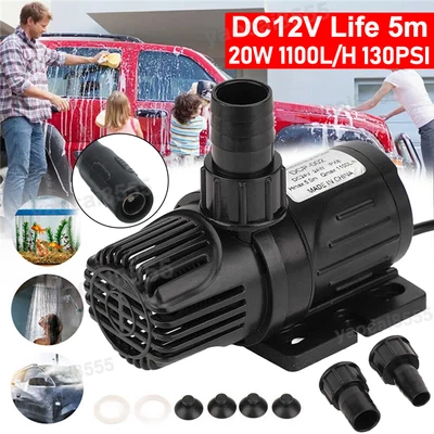 $13.99 • Buy 12V Small High Pressure Brushless Submersible Water Pump Automatic Self-priming