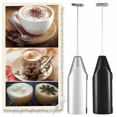 Electric Milk Frother Drink Foamer Whisk Mixer Stirrer Coffee Eggbeater Kitchen • $4.69