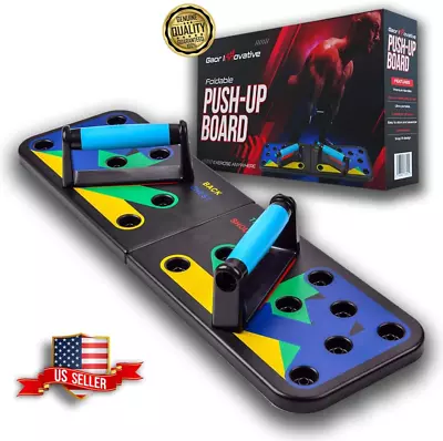 Push Up Board 9 In 1 | Perfect Pushup Fitness Stand | Professional Strength Trai • £36.10