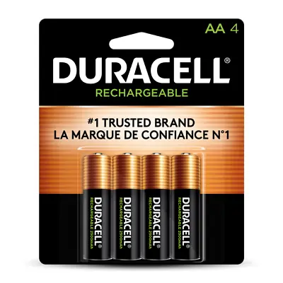 Duracell AA Rechargeable Pre Charged  NiMH Batteries (2500 MAh DX1500) • $14.99