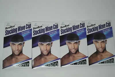 SALE ! Set Of 4 BooBoo Wave Stocking Cap Black Royal Navy Blue Red FREE SHIPPING • $15.99