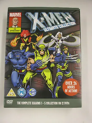 £6.99 • Buy X-MEN Marvel ULTIMATE COLLECTION 12 X DVD Set Complete Season 1-5 - CG C68