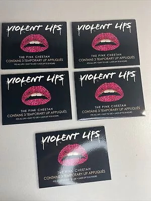 Violent Lips Contains 3 Temporary Lip Tattoo Appliques  The Pink Cheetah  • $8.99