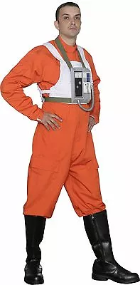 Star Wars X-Wing Costume Fighter Pilot Jumpsuit + Vest Great Quality  • $99.59