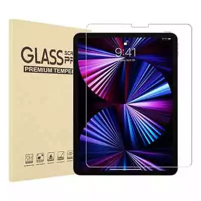 Tempered Glass Screen Protector For IPad 2/3/4/5/6/7/8/9/Pro11/9.7in/Air1/2/4/5 • $10.49