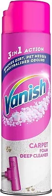 Vanish Carpet Cleaner + Upholstery Gold Power Foam Shampoo Large Area Cleanin • £7.50