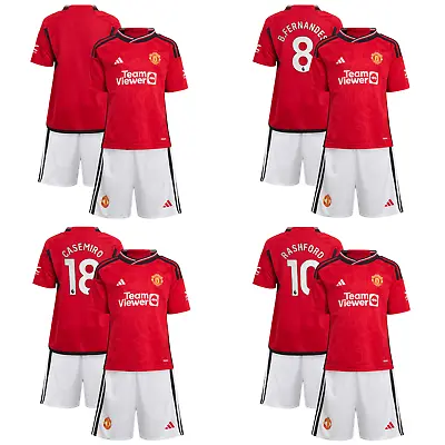 Manchester United Football Kit Kid's Infant's Adidas Home 2023/24 Mini Kit - New • £39.99