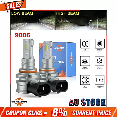 2Pcs 9006 HB4 LED Headlight Light Bulbs Replace Head Lamp 30000LM Globe White* • $10.99