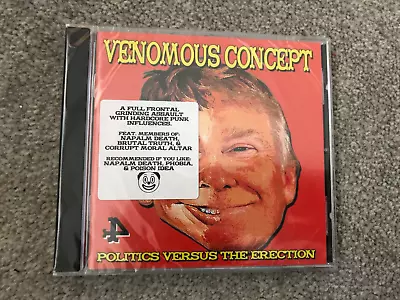 New Venomous Concept Politics Versus The Erection CD Napalm Death Brutal Truth • £9.99