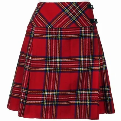 £17.99 • Buy Royal Stewart Ladies Knee Length Kilt Skirt 20  Length Tartan Pleated Kilts