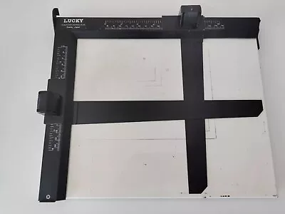 8 X 10  Adjustable Photographic Darkroom Easel By Lucky Japan Metal Construction • £12.50