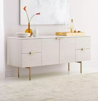 £1199 • Buy John Lewis Delphine Sideboard, Feather Grey