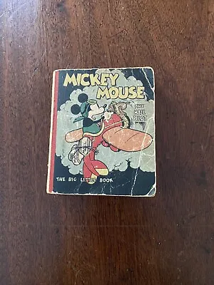 Mickey Mouse The Mail Pilot The Big Little Book1933 As Is • $25