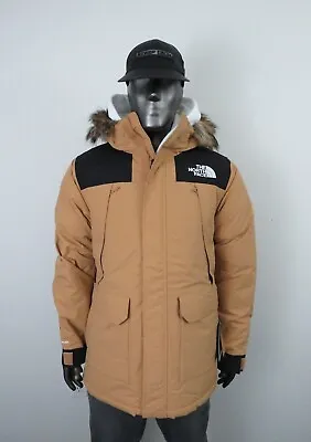NWT Mens The North Face Mcmurdo 600-Down Parka Insulated Winter Jacket - Almond • $287.96
