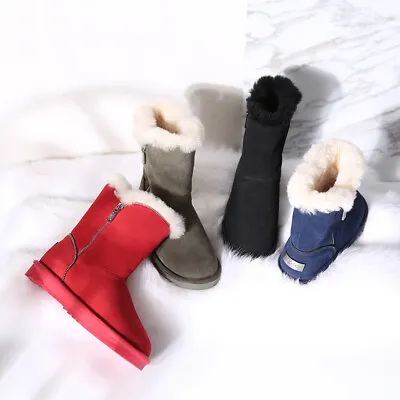 $59.39 • Buy UGG Womens Ladies Zipper Classic Boots Water Resistant Australian Sheepskin Wool