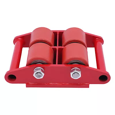 Dolly Skate 4 Rollers 5 Ton With 360° Rotate Cap Machinery Mover Set Machine • $42