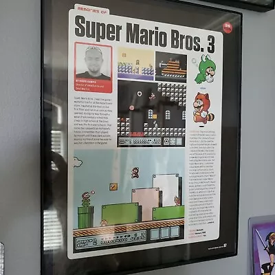 Framed Super Mario Bros 3 Memories Ad/poster Video Game Wall Art • $29