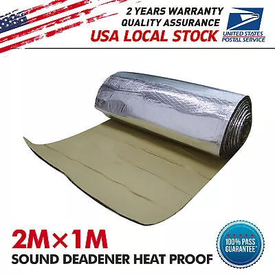 Vehicle-Insulation Heat Shield Soundproof Custom 79 *39 Wide Hood Celling Door • $33.99