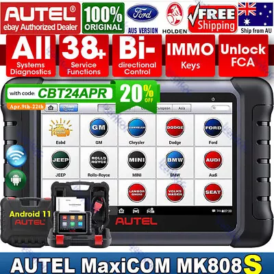 2024 Autel MaxiCOM MK808S PRO Full System Diagnostic Scanner Tool Bidirectional • $699