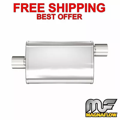 MagnaFlow XL - 3 Chamber Stainless Steel Turbo Muffler - 2.25  C/O -13215 • $134