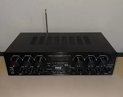 Pyle Bluetooth Home Audio 750 Watt 6 Channel Amplifier Stereo Receiver (Used) • $74.99