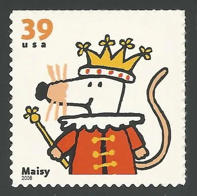 Maisy's ABC Lucy Cousins Mouse Queen Letter Q US Stamp Of Children's Book Animal • $2.95