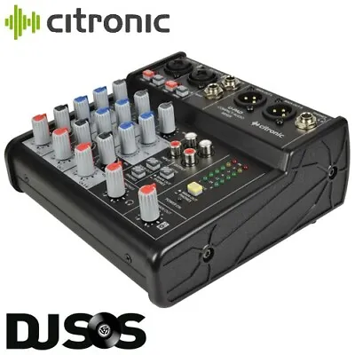 *NEW* Citronic U-PAD Compact Audio Mixer With USB Audio Interface PA Mixing Desk • £72.94