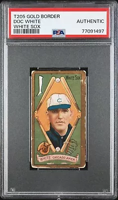 T205 Doc White Sox 1909-11 Honest Long Cut Tobacco Graded Psa Authentic *tphlc • $71.97