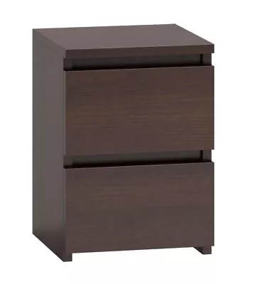 MODERN - WENGE WALNUT Chest Of Drawers And Bed Side IKEA STYLE  • £32.99