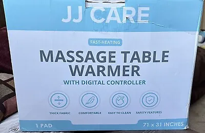 MASSAGE TABLE WARMER JJ CARE FAST HEATING 71 X31  W5 DIGITAL CONTROLLER SETTINGS • $79.99