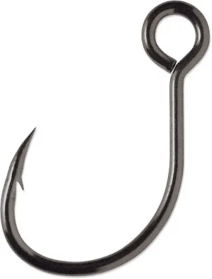 VMC InLine Single Hook 1X Coastal Black - Offshore Saltwater Terminal Tackle • $6.95