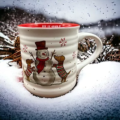 Peppermint & Pine Coffee Mug Let It Snow Dachshund Dog Christmas Holiday • $12