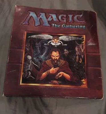 WotC Magic The Gathering Binder 1995 Vintage Collectible Free Shipping Mtg • $60