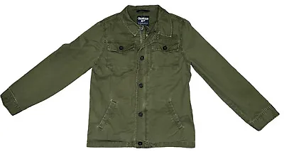 $8 • Buy Girls’ OshKosh B’gosh Military Style Jacket | Olive | Size 10/12