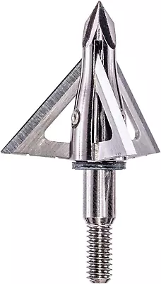 Muzzy Trocar Crossbow Archery Arrow Broadhead 100 Or 125 Grain - 3 Pack • $47.98