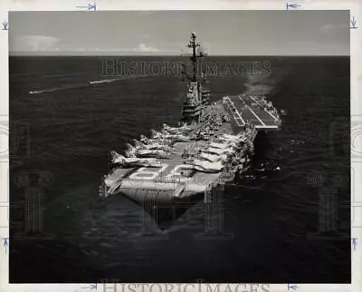 1960 Press Photo Planes At Ready Aboard Navy's USS Shangri-La. - Hpm00375 • $19.99