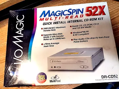 NEW Sealed  I/O Magic Magic SPIN Multi Read 80X Quick Install Internal CD ROM • $30