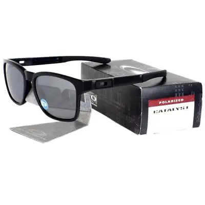 $149.99 • Buy Oakley OO 9272-09 Polarized Catalyst Matte Black Frame Iridium Mens Sunglasses .