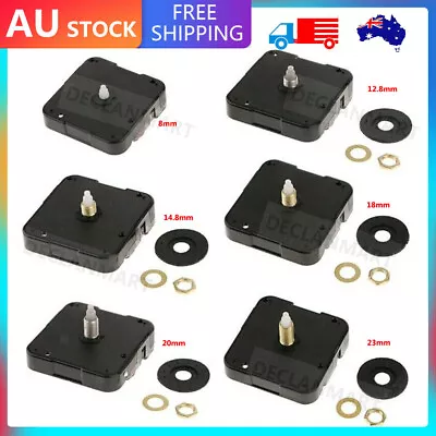 Quartz Clock Movement Mechanism Hands Wall Repair Tool Parts Kit Set Silent DIY • $12.99