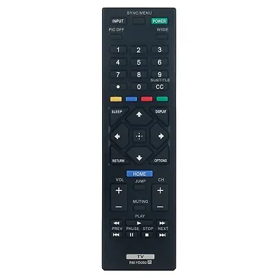 RM-YD092 Replace Remote Control For Sony TV KDL-32R300C KDL-32R420B KDL-32R421A • $7.20
