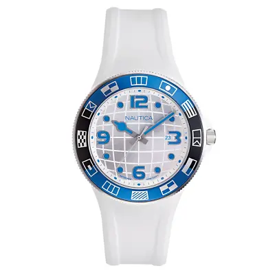 Nautica Men's Watch Lummus Beach White NAPLBS903 • £51.99