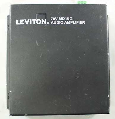 Leviton 41920-A70 70V Mixing Audio Amplifier With Mounting Brackets • $175