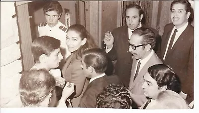 MARIA CALLAS - P. P. PASOLINI IN ARGENTINA 1970 Original B&W Candid Photo • $24.99