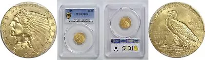 1927 $2 1/2 Indian Head Gold Coin PCGS MS-64+ • $1001.70