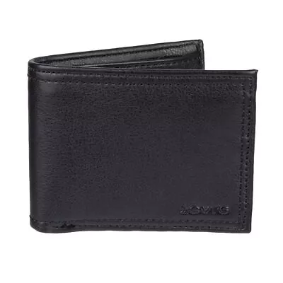 Levi's Men's RFID-Blocking Traveler Bifold Wallet With Interior Zipper • $24.99